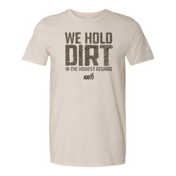 We Hold Dirt Tee Product Image on white background