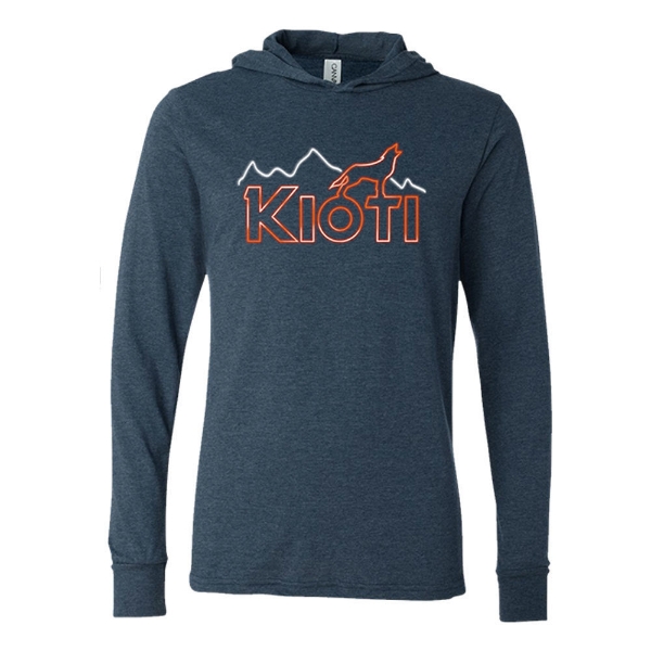Hooded Navy Long Sleeve Tee 