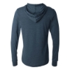 Hooded Navy Long Sleeve Tee 
