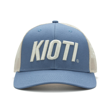 Classic Blue Trucker Cap Front Image on white background