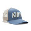 Classic Blue Trucker Cap SIde Image on white background