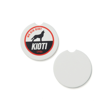 Kioti Car Coasters Product Image on white background