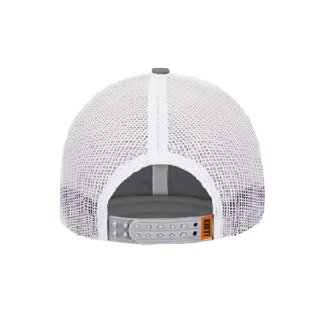 Grey Ripstop Cap with KIOTI logo on the lower left front 