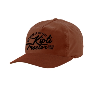 Rustic Orange Cap product image with KIOTI Tractor on the front