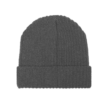 Ribbed Knit Beanie product image with KIOTI logo on the bottom front