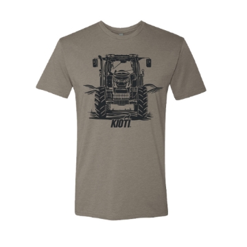 Tractor Tee Product Image with KIOTI Tractor logo on the front