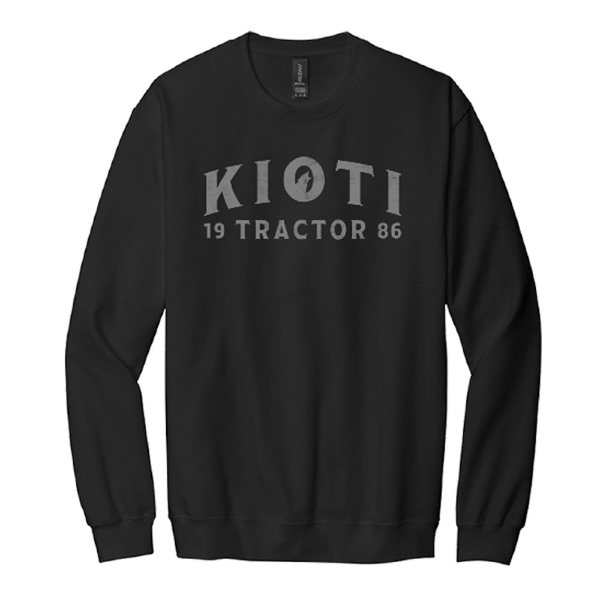 1986 Crewneck Sweatshirt product image with KIOTI Tractor logo on the front