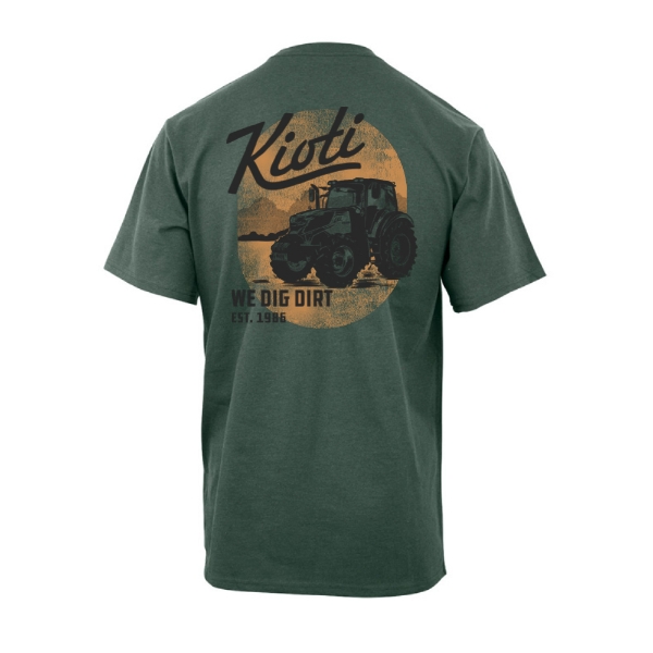 KIOTI Script Tractor Tee Back