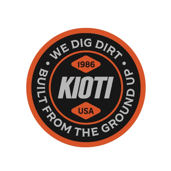 KIOTI Ground Up Magnet with circular “We Dig Dirt” design