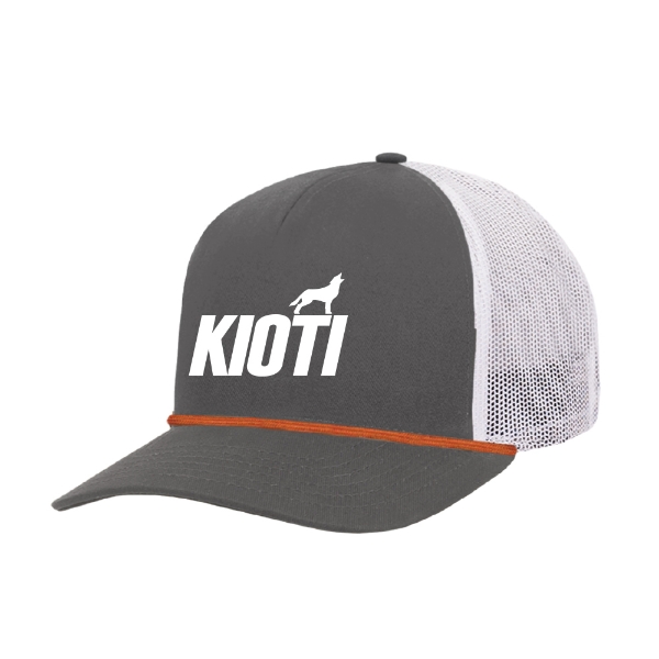 KIOTI Ridge Trucker Snapback front with KIOTI logo