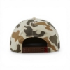 Back of camo snapback hat