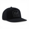 KIOTI Blackout Snapback from angled front-side view