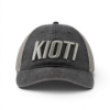 Washed Grey Cap from direct front